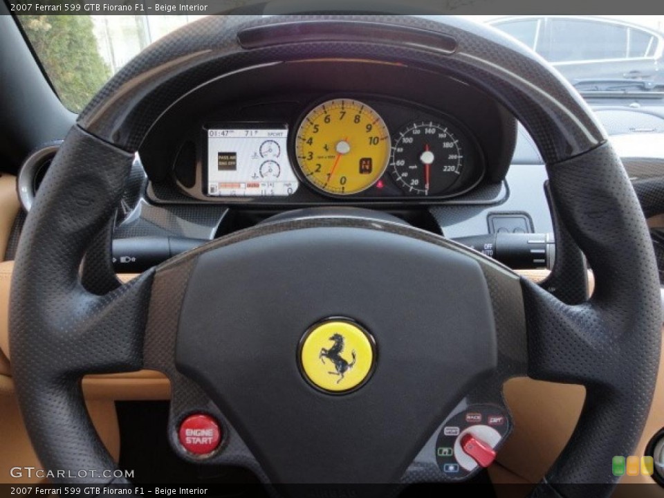 Beige Interior Steering Wheel for the 2007 Ferrari 599 GTB Fiorano F1 #48754144
