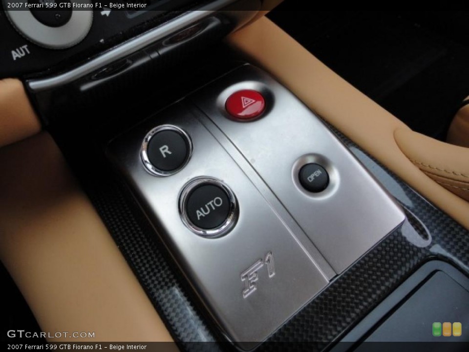 Beige Interior Transmission for the 2007 Ferrari 599 GTB Fiorano F1 #48754327