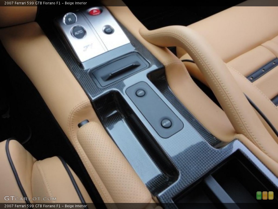 Beige Interior Controls for the 2007 Ferrari 599 GTB Fiorano F1 #48754348