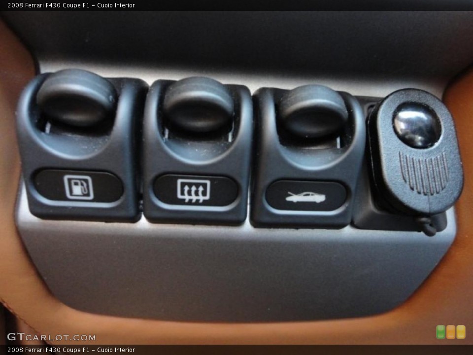 Cuoio Interior Controls for the 2008 Ferrari F430 Coupe F1 #48755155