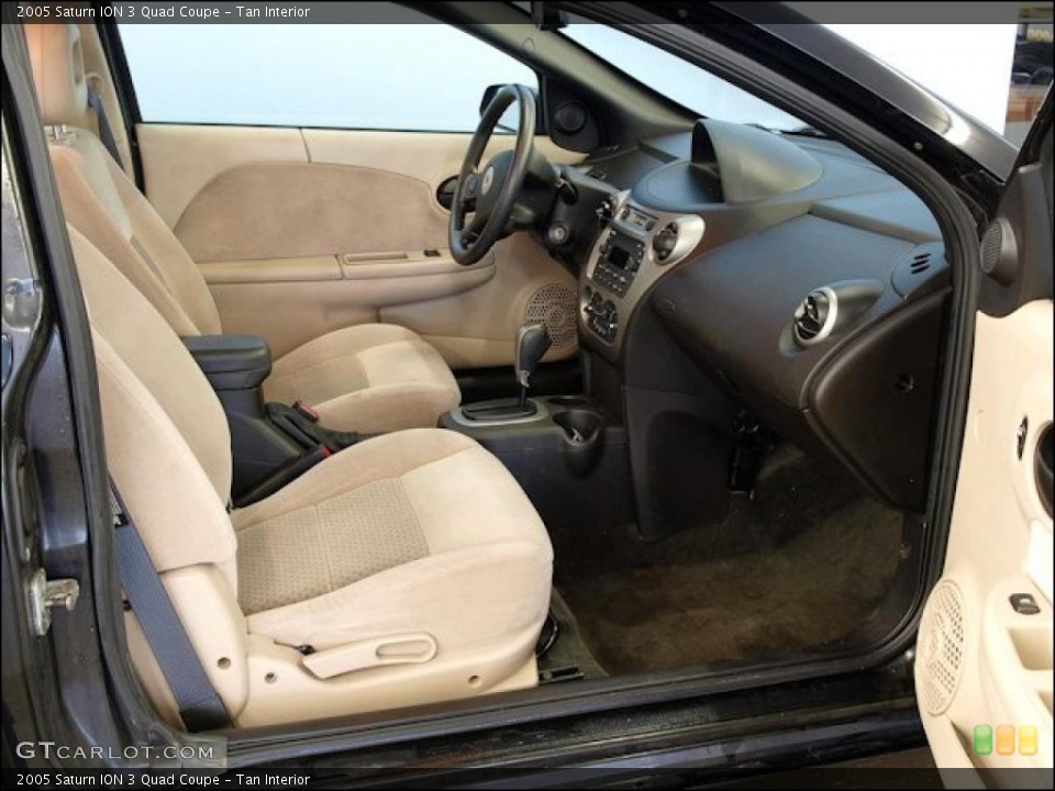 Tan Interior Photo for the 2005 Saturn ION 3 Quad Coupe #48755251