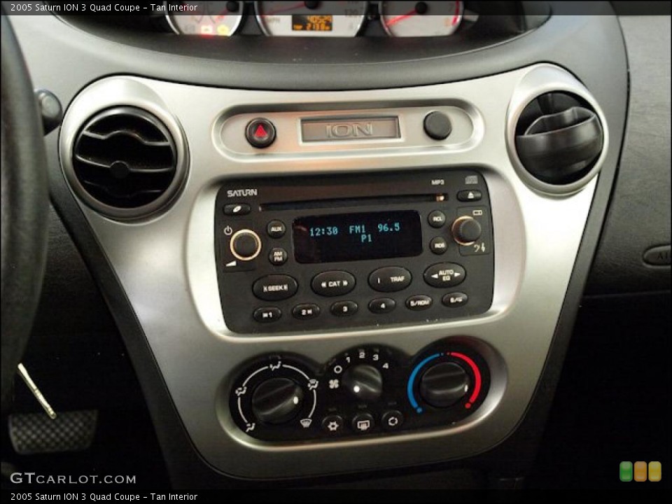 Tan Interior Controls For The 2005 Saturn Ion 3 Quad Coupe