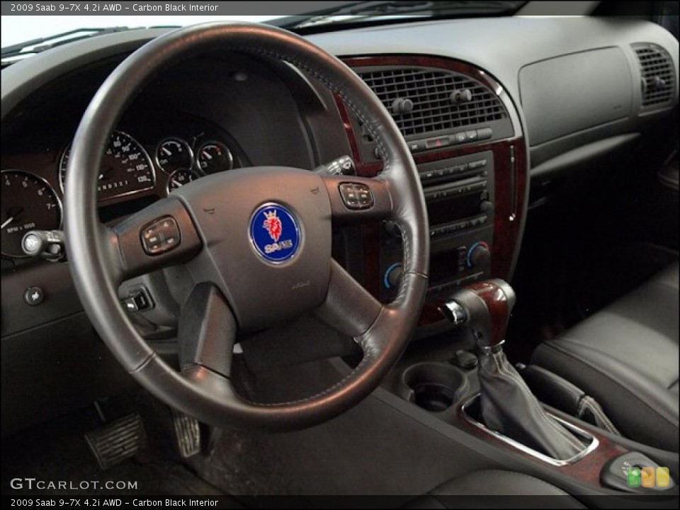 Carbon Black Interior Steering Wheel for the 2009 Saab 9-7X 4.2i AWD #48755779