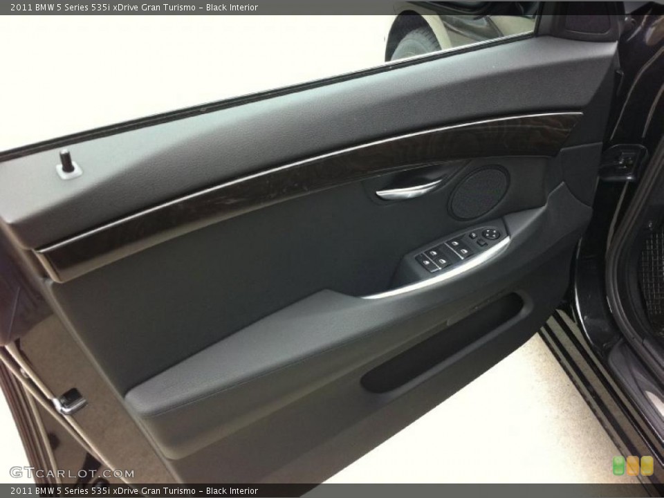 Black Interior Door Panel for the 2011 BMW 5 Series 535i xDrive Gran Turismo #48756049