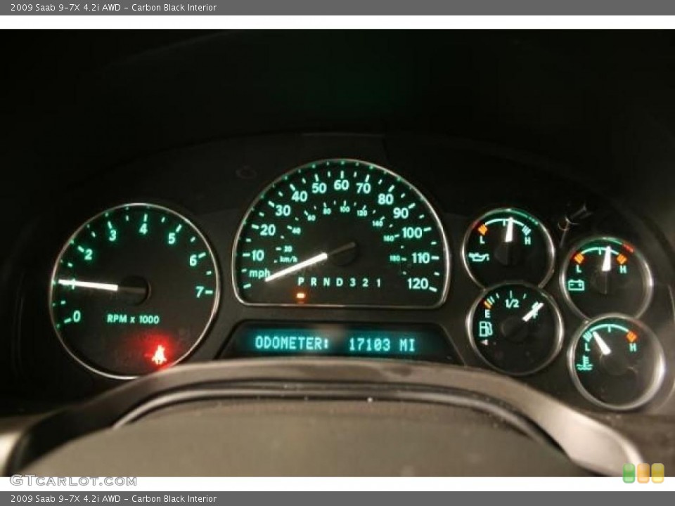 Carbon Black Interior Gauges for the 2009 Saab 9-7X 4.2i AWD #48762153