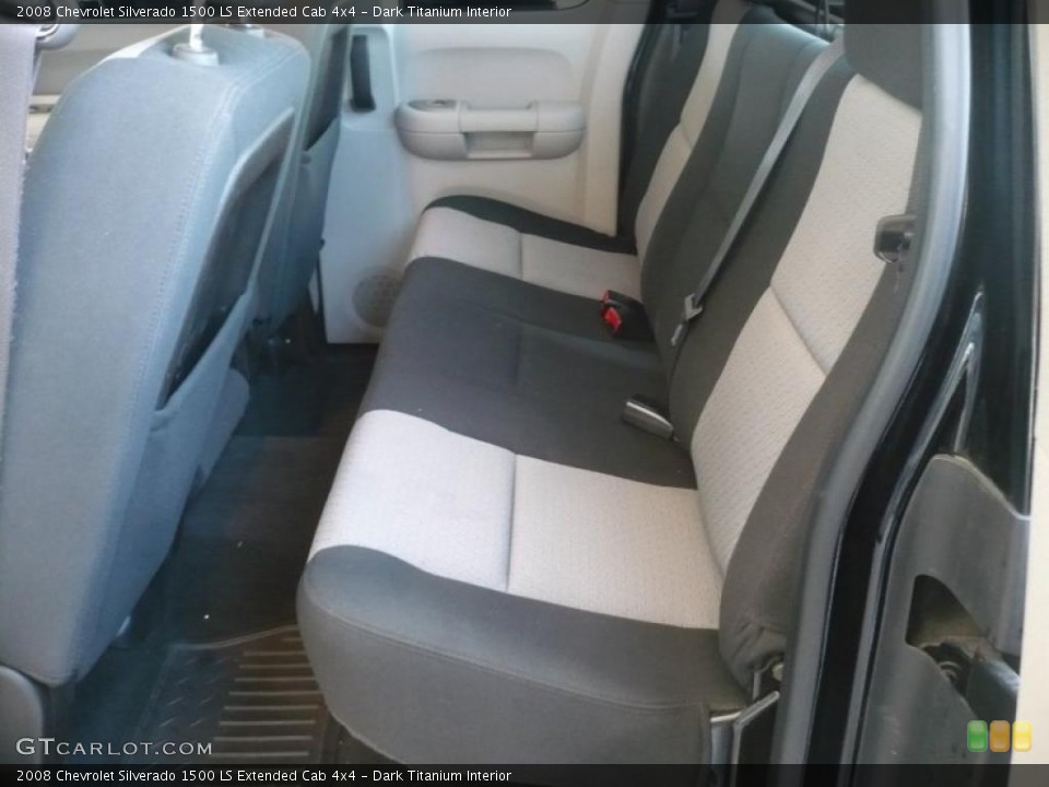 Dark Titanium Interior Photo for the 2008 Chevrolet Silverado 1500 LS Extended Cab 4x4 #48762919