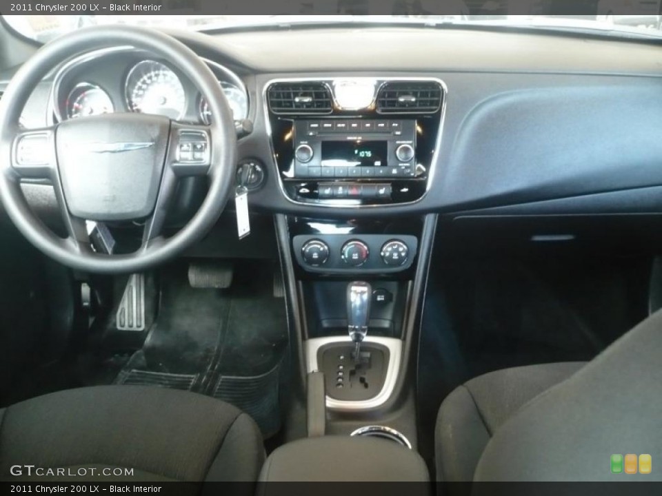 Black Interior Dashboard for the 2011 Chrysler 200 LX #48763447