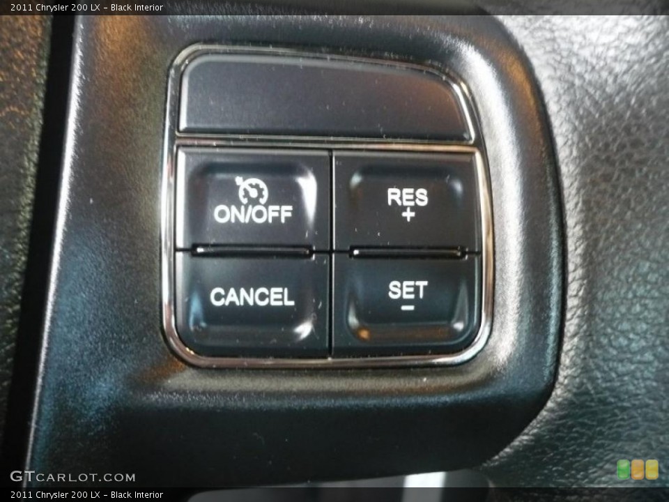 Black Interior Controls for the 2011 Chrysler 200 LX #48763537