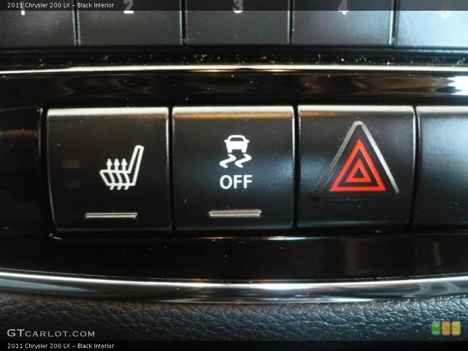 Black Interior Controls for the 2011 Chrysler 200 LX #48763564