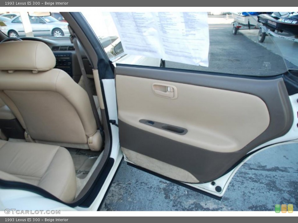 Beige Interior Door Panel for the 1993 Lexus ES 300 #48764809