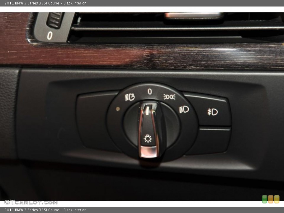 Black Interior Controls for the 2011 BMW 3 Series 335i Coupe #48771135