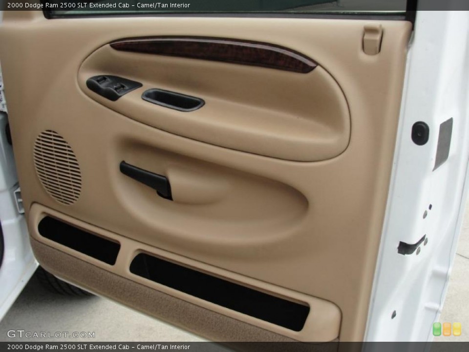 Camel/Tan Interior Door Panel for the 2000 Dodge Ram 2500 SLT Extended Cab #48771141