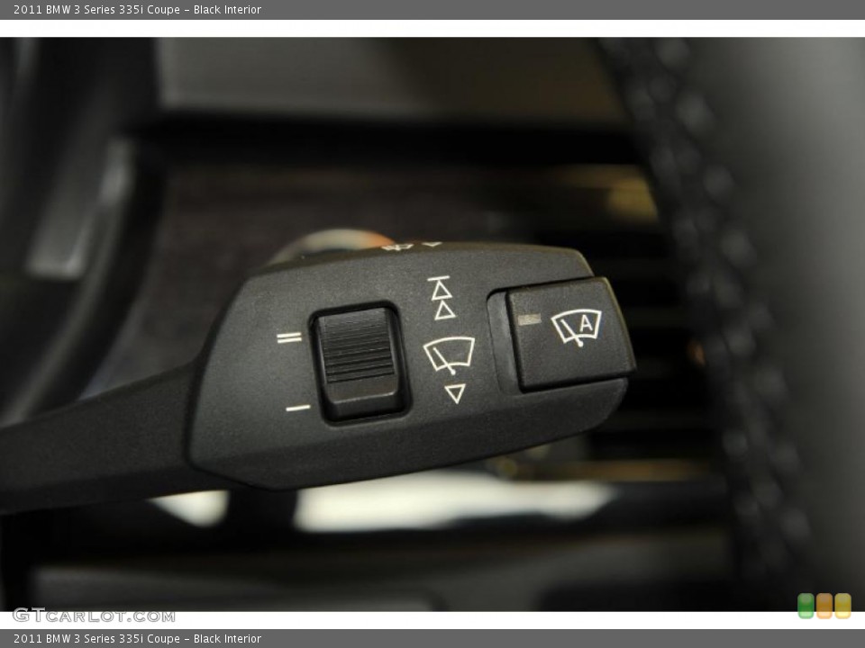 Black Interior Controls for the 2011 BMW 3 Series 335i Coupe #48771149