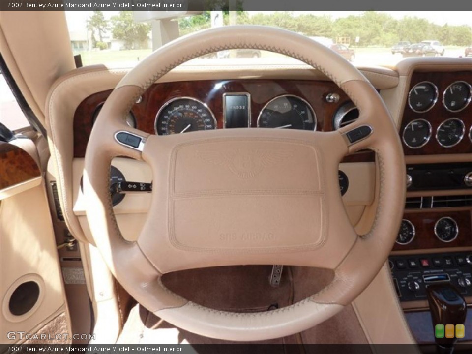 Oatmeal Interior Steering Wheel for the 2002 Bentley Azure  #48771168