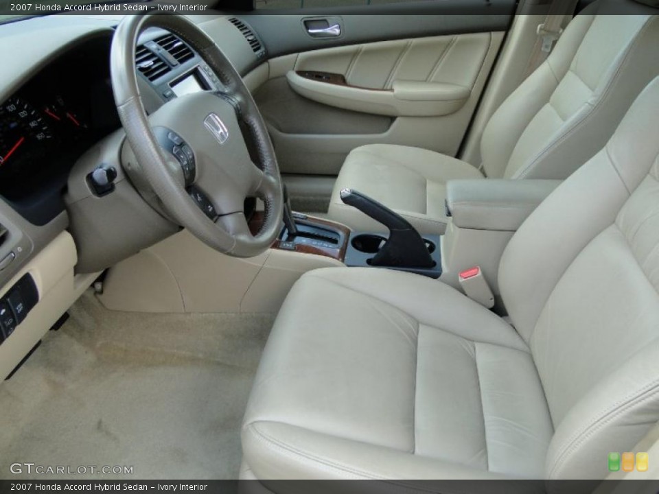 Ivory Interior Photo for the 2007 Honda Accord Hybrid Sedan #48771474