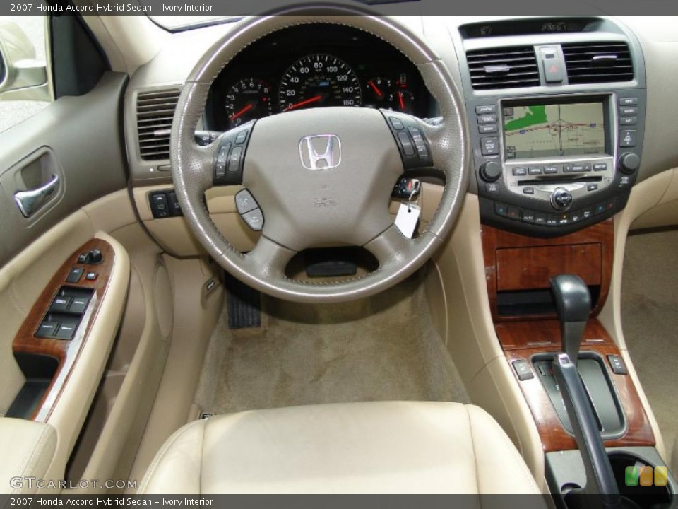 Ivory Interior Photo for the 2007 Honda Accord Hybrid Sedan #48771585