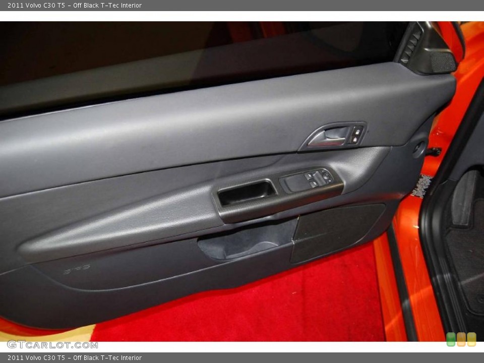 Off Black T-Tec Interior Door Panel for the 2011 Volvo C30 T5 #48773337