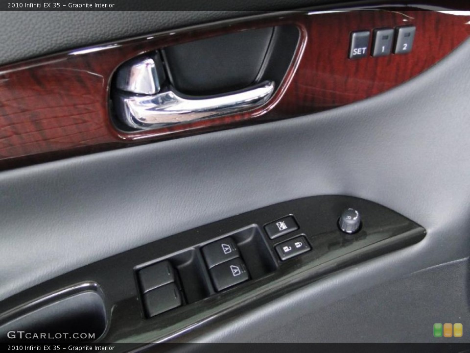 Graphite Interior Controls for the 2010 Infiniti EX 35 #48773895