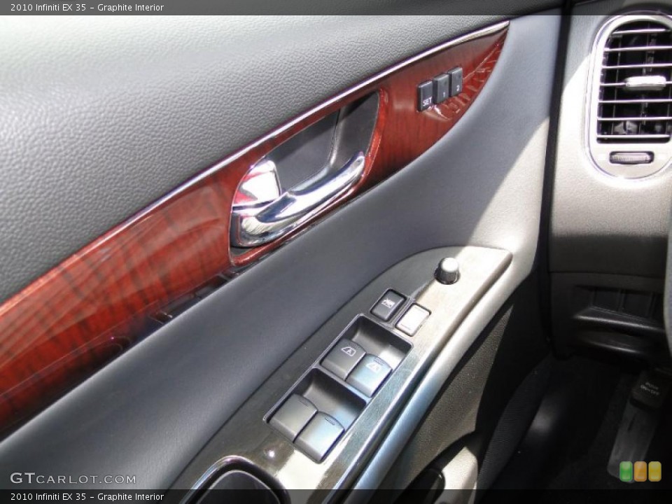 Graphite Interior Controls for the 2010 Infiniti EX 35 #48773910