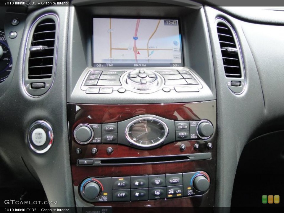Graphite Interior Controls for the 2010 Infiniti EX 35 #48773988