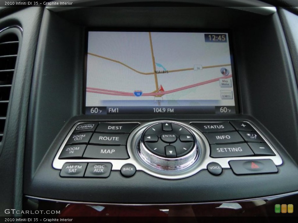Graphite Interior Navigation for the 2010 Infiniti EX 35 #48774000