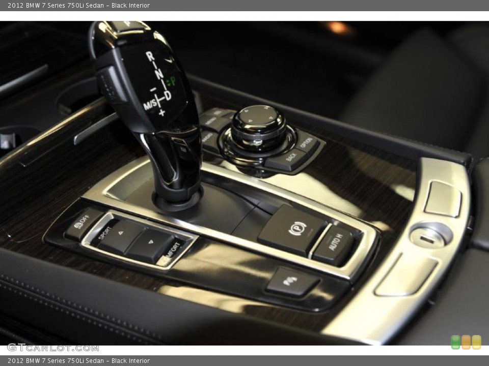 Black Interior Transmission for the 2012 BMW 7 Series 750Li Sedan #48774429