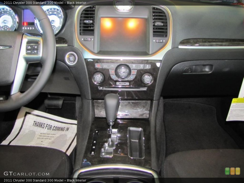Black Interior Controls for the 2011 Chrysler 300  #48774462