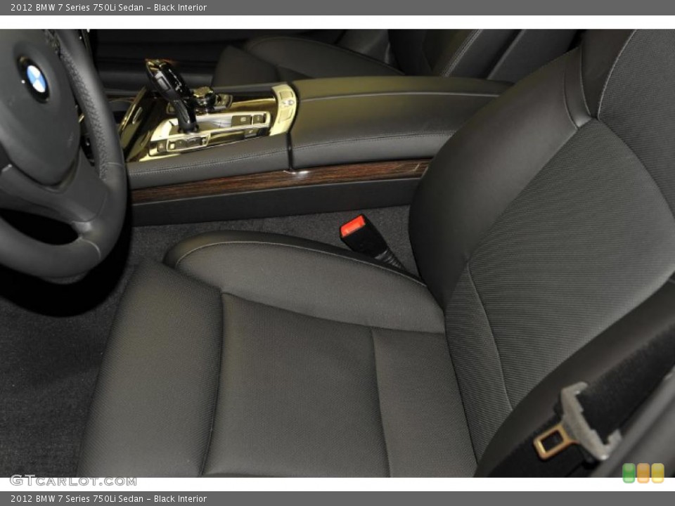 Black Interior Photo for the 2012 BMW 7 Series 750Li Sedan #48774516