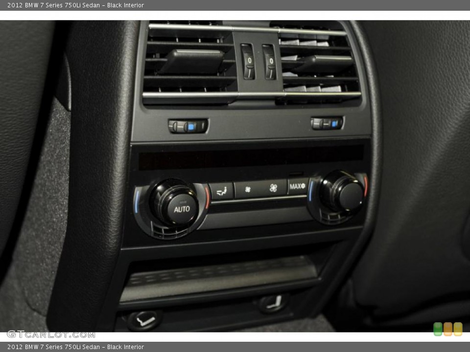 Black Interior Controls for the 2012 BMW 7 Series 750Li Sedan #48774546
