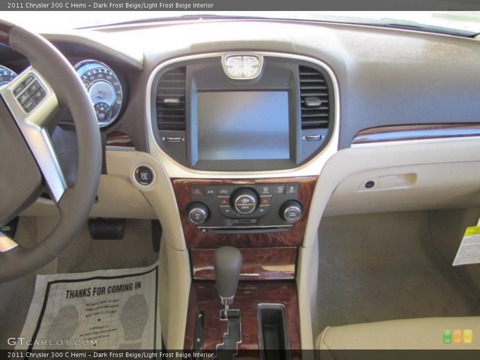 Dark Frost Beige/Light Frost Beige Interior Controls for the 2011 Chrysler 300 C Hemi #48774843