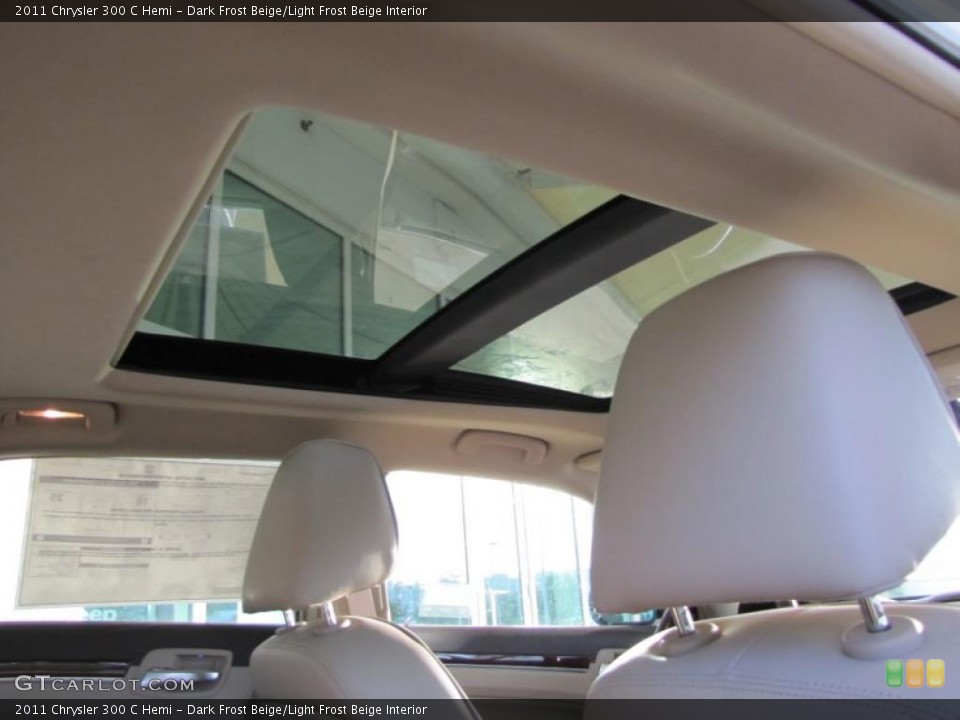 Dark Frost Beige/Light Frost Beige Interior Sunroof for the 2011 Chrysler 300 C Hemi #48774870
