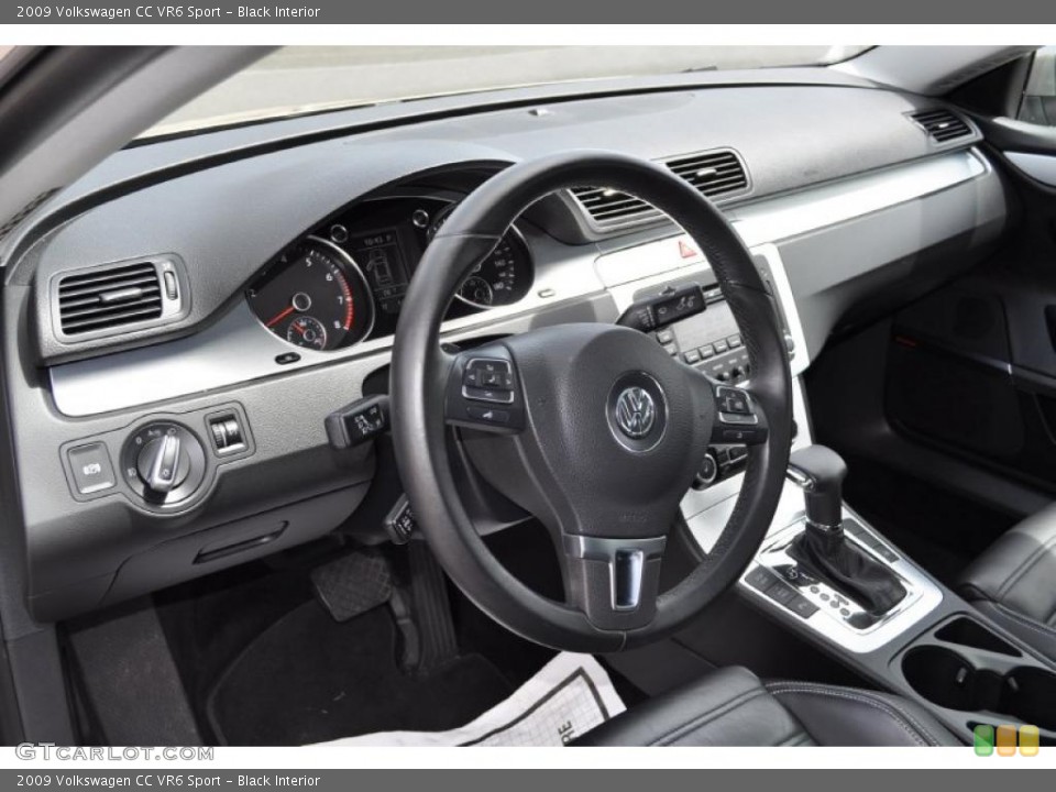 Black Interior Photo for the 2009 Volkswagen CC VR6 Sport #48774888