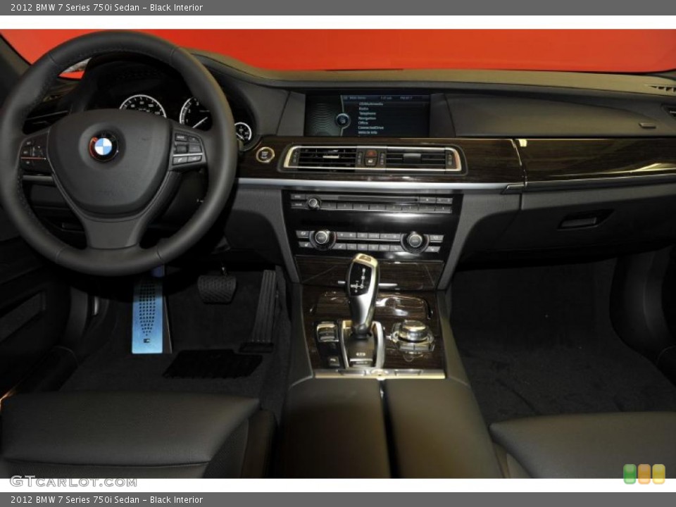 Black Interior Dashboard for the 2012 BMW 7 Series 750i Sedan #48775584