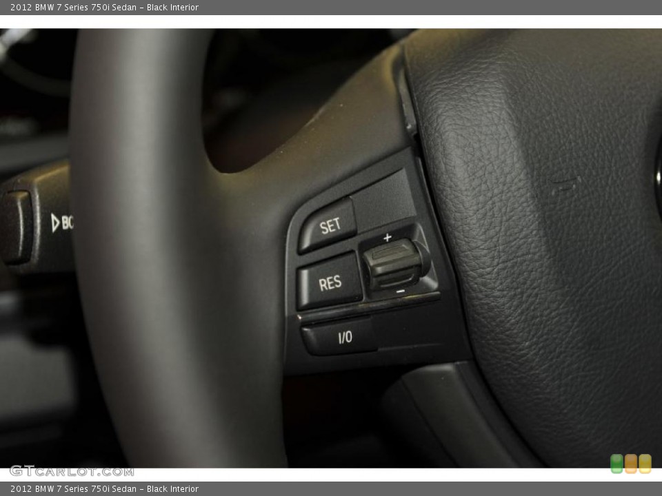 Black Interior Controls for the 2012 BMW 7 Series 750i Sedan #48775608