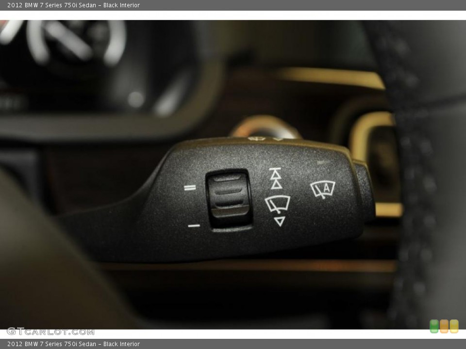 Black Interior Controls for the 2012 BMW 7 Series 750i Sedan #48775638
