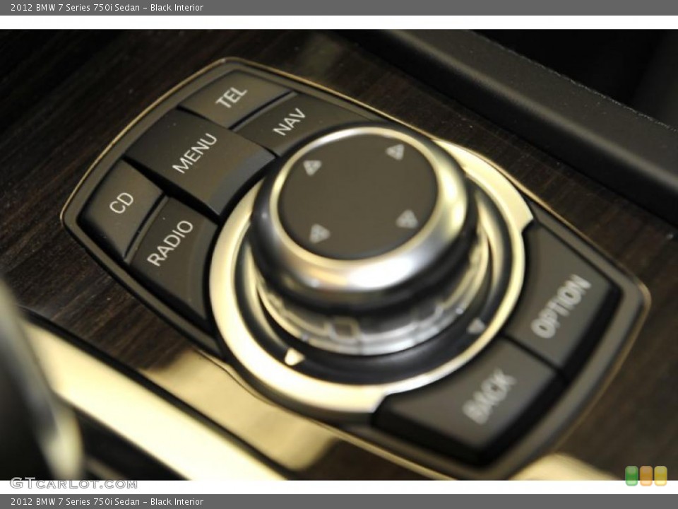 Black Interior Controls for the 2012 BMW 7 Series 750i Sedan #48775698