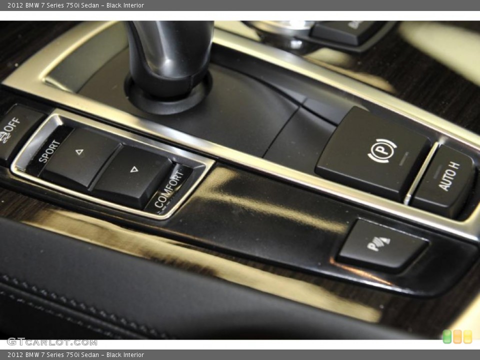 Black Interior Controls for the 2012 BMW 7 Series 750i Sedan #48775712