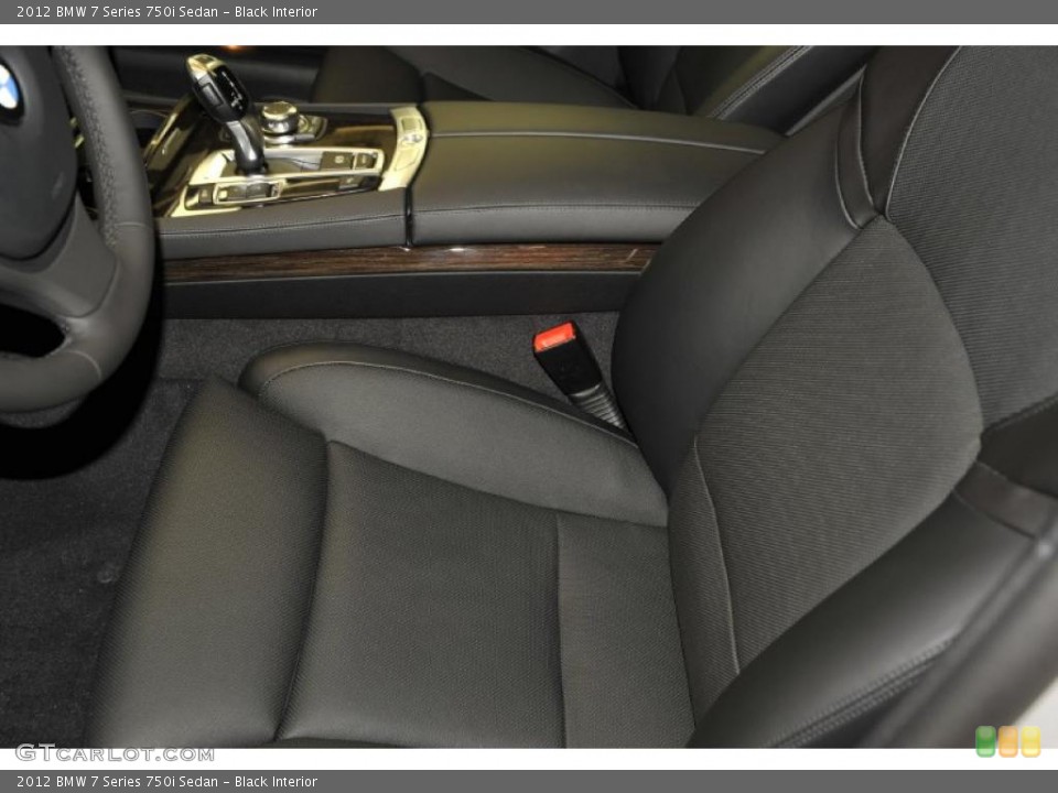 Black Interior Photo for the 2012 BMW 7 Series 750i Sedan #48775764