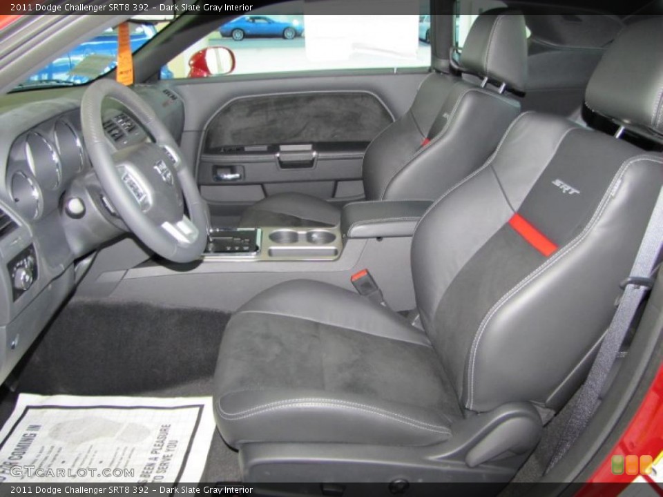 Dark Slate Gray Interior Photo for the 2011 Dodge Challenger SRT8 392 #48776055
