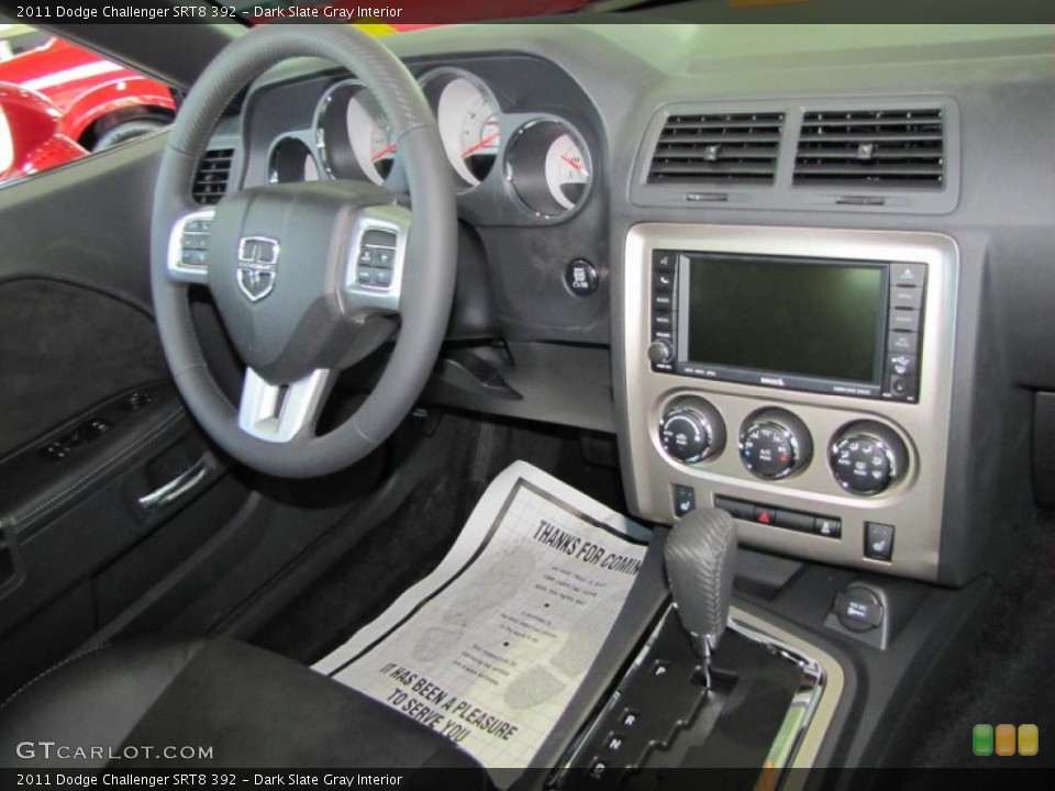 Dark Slate Gray Interior Dashboard for the 2011 Dodge Challenger SRT8 392 #48776103