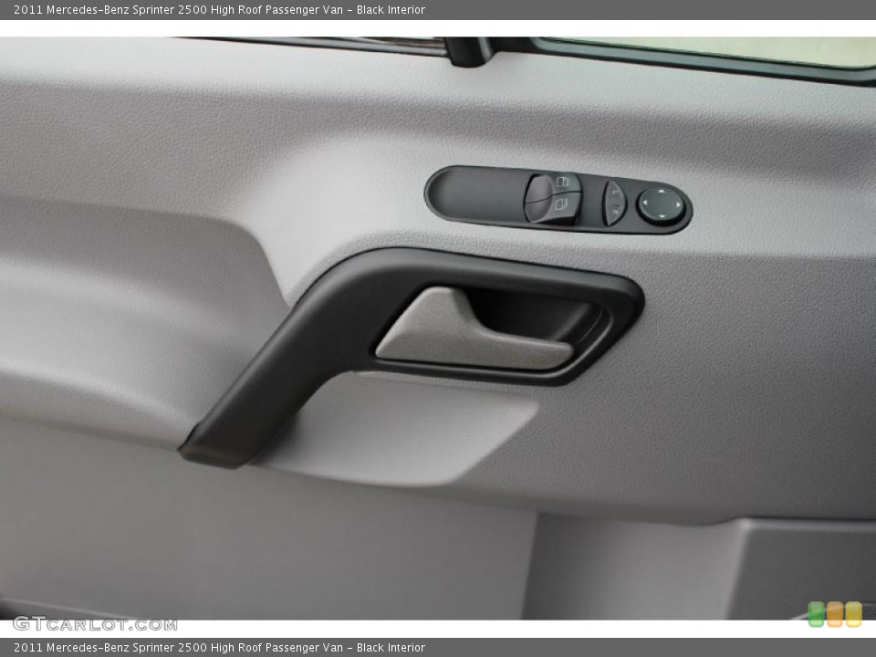 Black Interior Controls for the 2011 Mercedes-Benz Sprinter 2500 High Roof Passenger Van #48776244