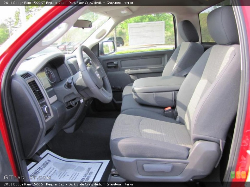 Dark Slate Gray/Medium Graystone Interior Photo for the 2011 Dodge Ram 1500 ST Regular Cab #48777507