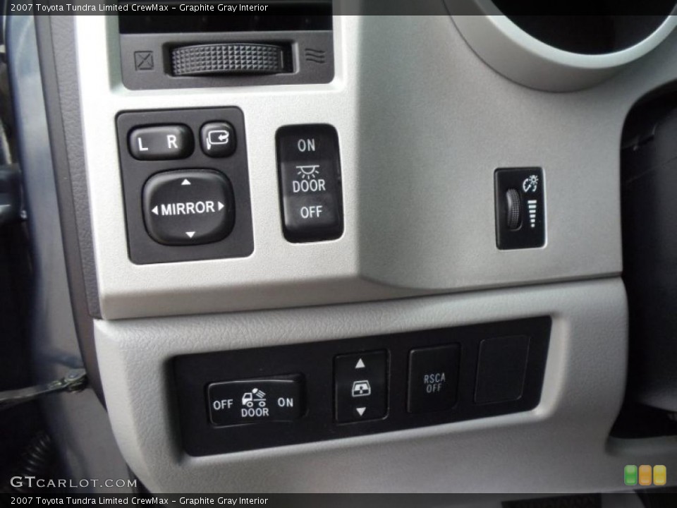 Graphite Gray Interior Controls for the 2007 Toyota Tundra Limited CrewMax #48781636