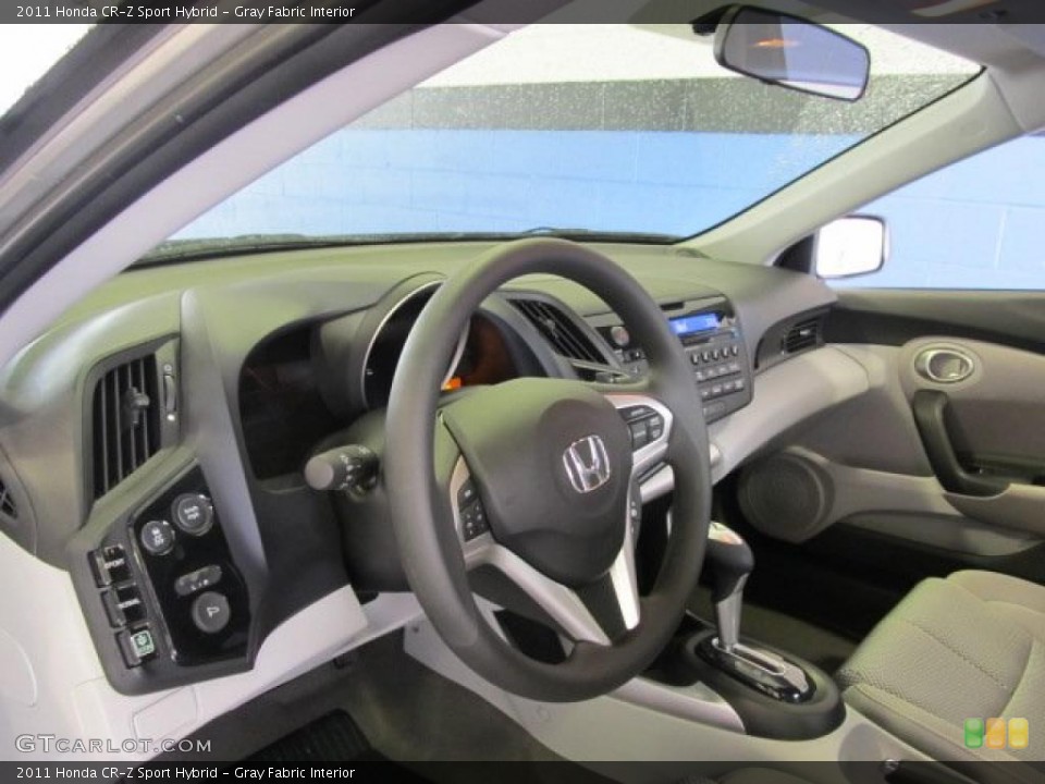 Gray Fabric Interior Photo for the 2011 Honda CR-Z Sport Hybrid #48782356