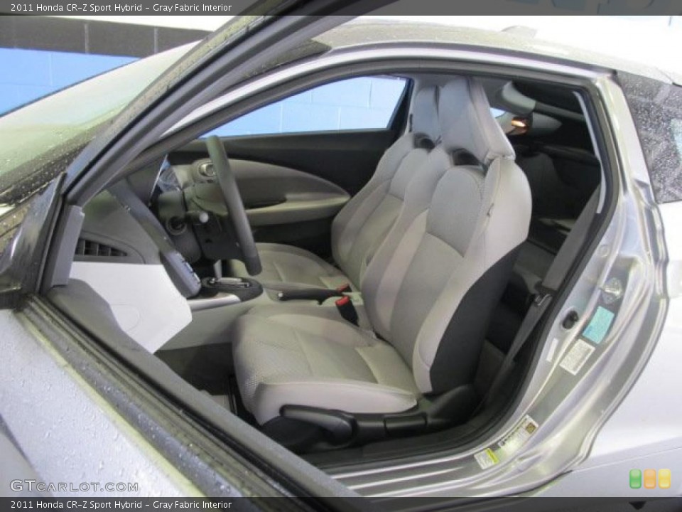 Gray Fabric Interior Photo for the 2011 Honda CR-Z Sport Hybrid #48782372
