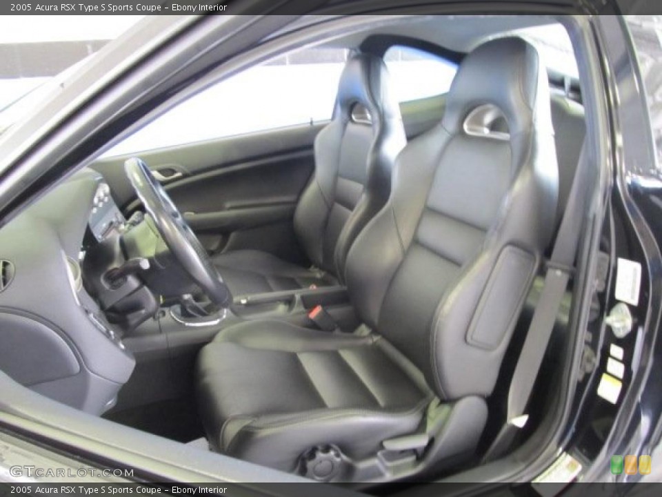Ebony Interior Photo for the 2005 Acura RSX Type S Sports Coupe #48782812