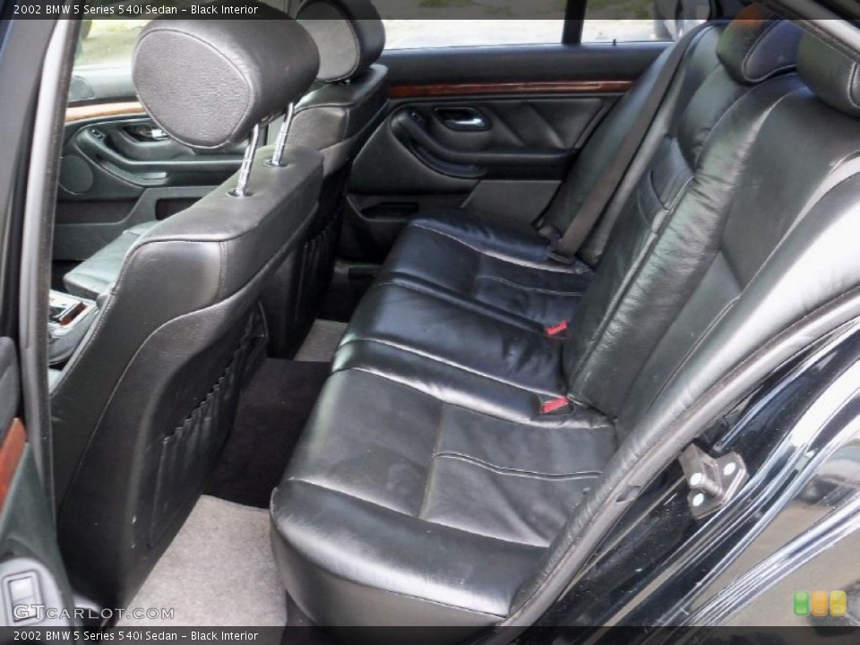 Black Interior Photo for the 2002 BMW 5 Series 540i Sedan #48785323