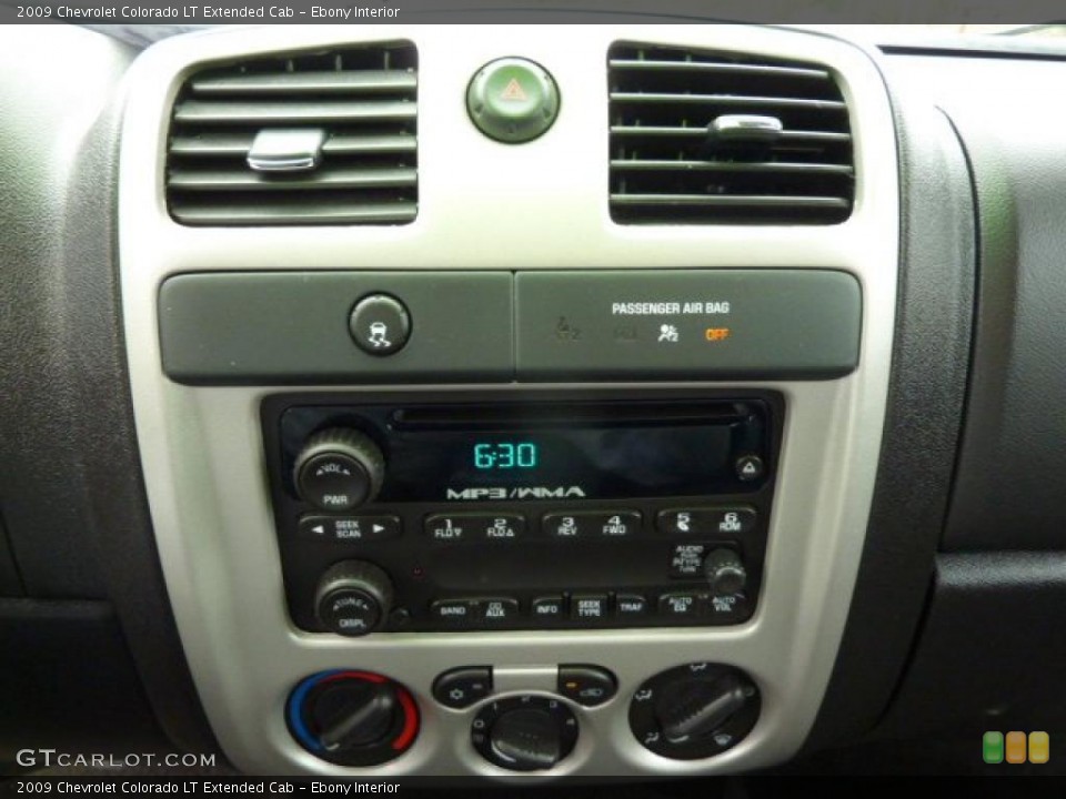 Ebony Interior Controls for the 2009 Chevrolet Colorado LT Extended Cab #48786795