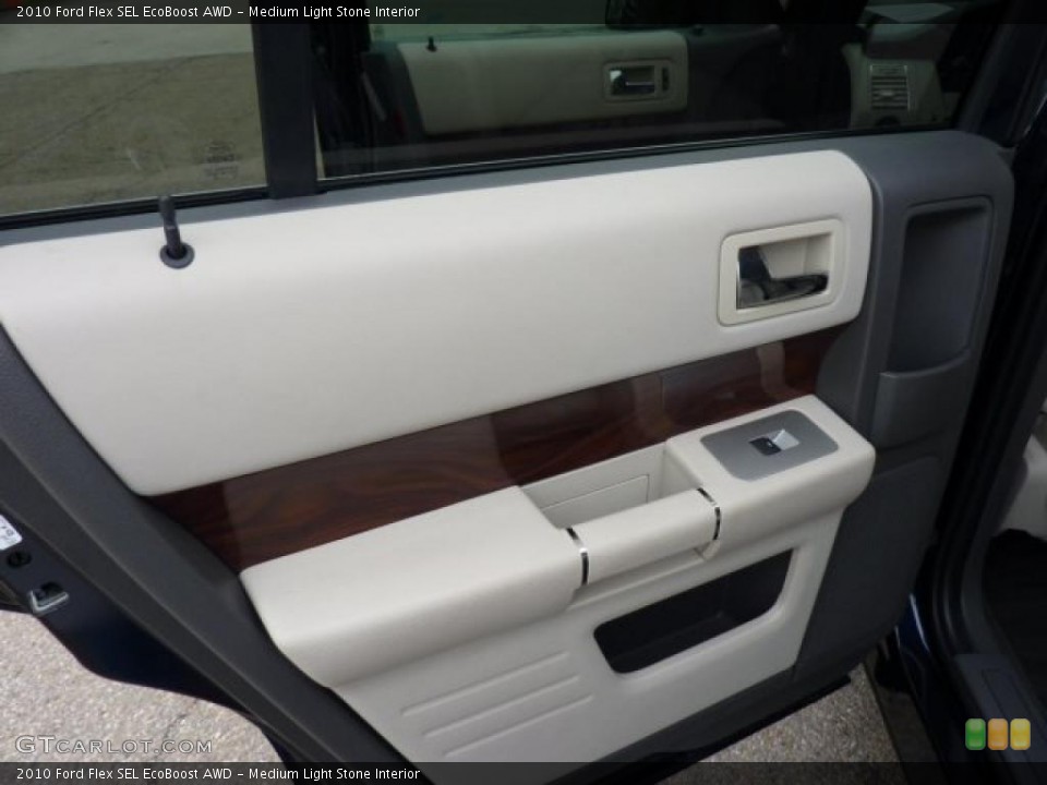 Medium Light Stone Interior Door Panel for the 2010 Ford Flex SEL EcoBoost AWD #48788518