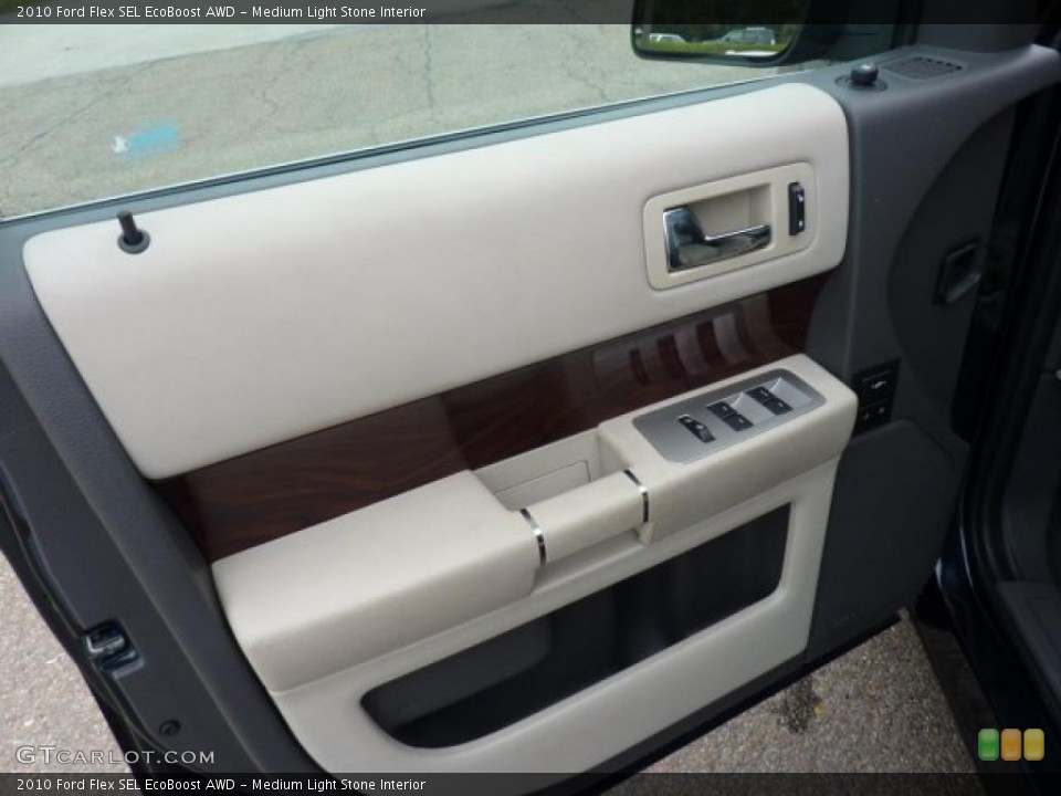 Medium Light Stone Interior Door Panel for the 2010 Ford Flex SEL EcoBoost AWD #48788530